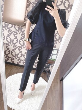 「大人可愛い女子」｜meiiiiiさん（レディース・157cm）の秋コーディネート