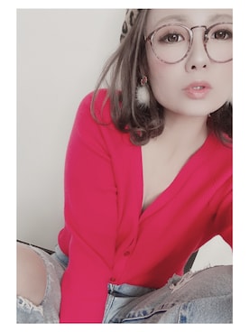 「moussy」｜「アイテム（ハンチング/ベレー帽）」を使った、meiiiiiさん（レディース・157cm）の秋コーディネート