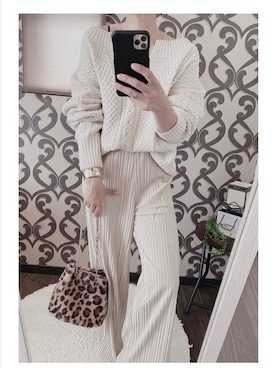 「ワントーンスタイル」｜meiiiiiさん（レディース・157cm）の秋コーディネート