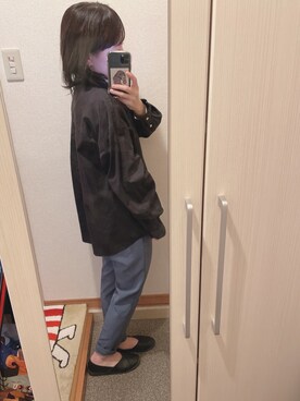 「SEVENDAYS=SUNDAY（セブンデイズサンデイ）のアイテム（シャツ/ブラウス）」を使った、chiiiiiiさん（レディース・153cm）の冬コーディネート