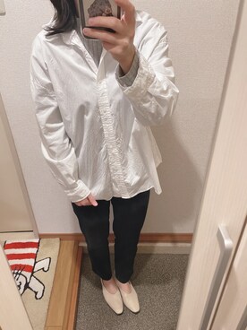 「SEVENDAYS=SUNDAY（セブンデイズサンデイ）のアイテム（シャツ/ブラウス）」を使った、chiiiiiiさん（レディース・153cm）の春コーディネート