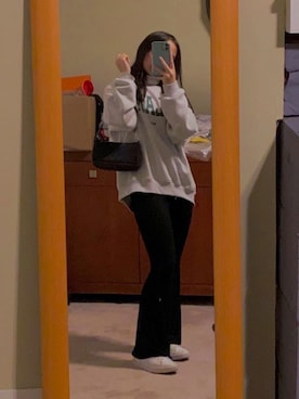 「CREWNECK」｜bethanymarielさん（レディース・155cm）の春コーディネート