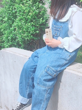 「CONVERSE（コンバース）のconverse（コンバース） ALL STAR OX（オールスターOX）（スニーカー）」を使った、もにらさん（レディース・149cm）の春コーディネート