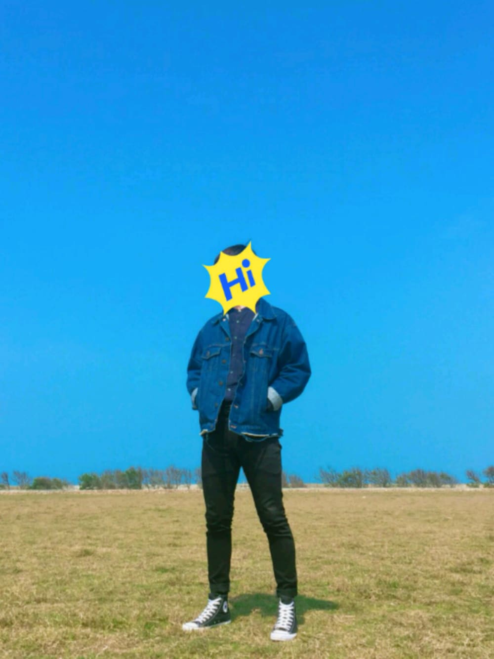 「秋のコーデ、outfit」｜「UNIQLOのアイテム（シャツ/ブラウス、ブルー系）」を使った、Nickさん（メンズ・176cm）の秋コーディネートの1枚目の写真