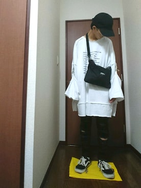 「SEVENDAYS=SUNDAY（セブンデイズサンデイ）のアイテム（キャップ）」を使った、daikiさん（メンズ・170cm）の夏コーディネート