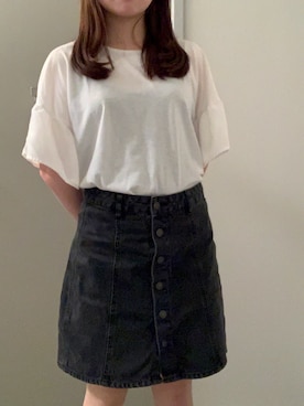 「PULL&BEAR（プルアンドベア）のアイテム（スカート）」を使った、canaさん（レディース・145cm）の冬コーディネート