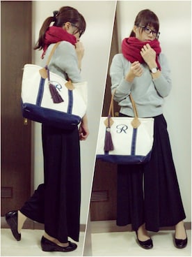 たむきちさん（レディース・159cm）の秋コーディネート