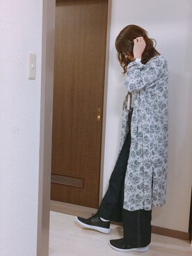「アイテム（シャツワンピース）」を使った、たむきちさん（レディース・159cm・20代）の春コーディネート