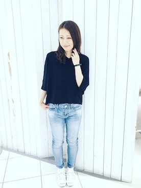 「AMERICAN HOLIC」｜yuiさん（レディース・161cm）の夏コーディネート