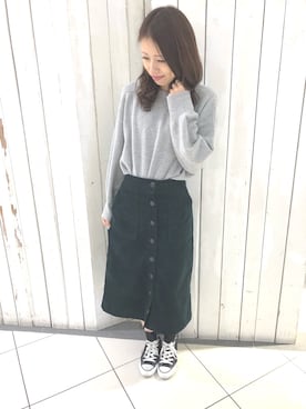 「AMERICAN HOLIC」｜yuiさん（レディース・161cm）の秋コーディネート