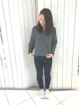 「AMERICAN HOLIC」｜yuiさん（レディース・161cm）の冬コーディネート