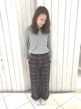 「AMERICAN HOLIC」｜yuiさん（レディース・161cm）の冬コーディネート