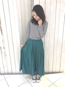 「AMERICAN HOLIC」｜yuiさん（レディース・161cm）の冬コーディネート