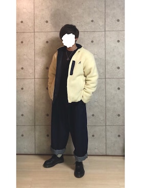 「学校」｜「アイテム（ブルゾン）」を使った、しょーん、さん（メンズ・167cm）の秋コーディネート