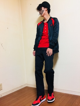 「アイテム（ジャージ）」を使った、Brooklynさん（メンズ・180cm・10代）の秋コーディネート