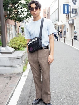 「places+faces」｜moeさん（メンズ・173cm）の冬コーディネート