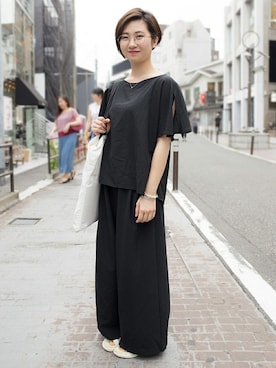 「OWNDAYS（オンデーズ）のアイテム」を使った、moeさん（レディース・156cm）の冬コーディネート