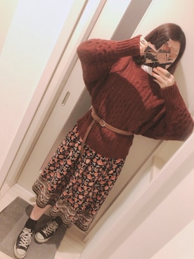 はる🐰さん（レディース・165cm）の秋コーディネート