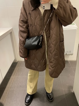 「kastane_ootd」｜「アイテム（その他アウター）」を使った、kさん（レディース・161cm）の冬コーディネート
