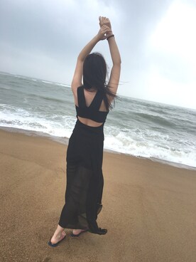 「H&M（エイチ・アンド・エム）のアイテム（スカート、ブラック系）」を使った、西恩下次再见_SYさん（レディース）の春コーディネート
