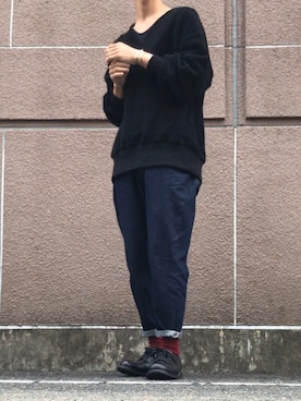 「アイテム（バングル/リストバンド）」を使った、tasukuさん（メンズ・180cm・20代）の秋コーディネート