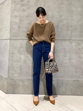 濱田愛祐美さん(レディース・164cm)の冬コーディネート