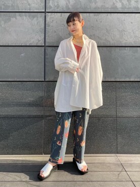 濱田愛祐美さん(レディース・164cm)の春コーディネート