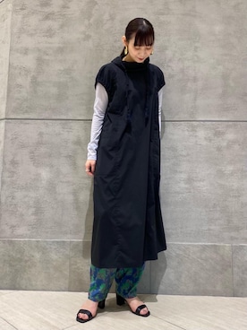 「ASTRAET（アストラット）のアイテム（ワンピース/ドレス）」を使った、濱田愛祐美さん（レディース・164cm）の春コーディネート