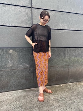 「ベーシック/トラッド」｜濱田愛祐美さん（レディース・164cm）の春コーディネート