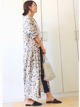 「Juze（ジュゼ）のアイテム」を使った、NAnaさん（レディース・158cm）の春コーディネート