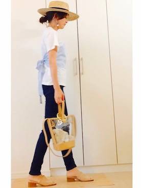 「abcdevol（エービーシーディーイーボル）のアイテム」を使った、NAnaさん（レディース・158cm）の春コーディネート