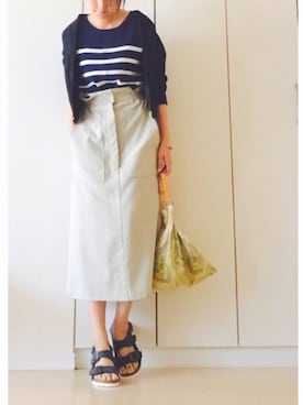 「crolla（クローラ）のアイテム（ジャケット/アウター）」を使った、NAnaさん（レディース・158cm）の春コーディネート