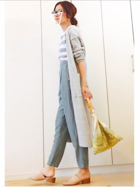 「abcdevol（エービーシーディーイーボル）のアイテム」を使った、NAnaさん（レディース・158cm）の春コーディネート