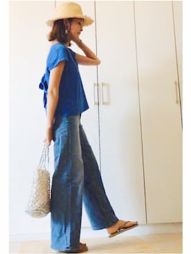 NAnaさん（レディース・158cm）の夏コーディネート