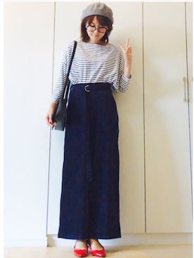 「collex（コレックス）のアイテム」を使った、NAnaさん（レディース・158cm）の秋コーディネート