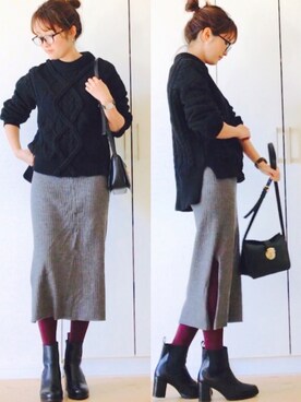 NAnaさん(レディース・158cm)の冬コーディネート