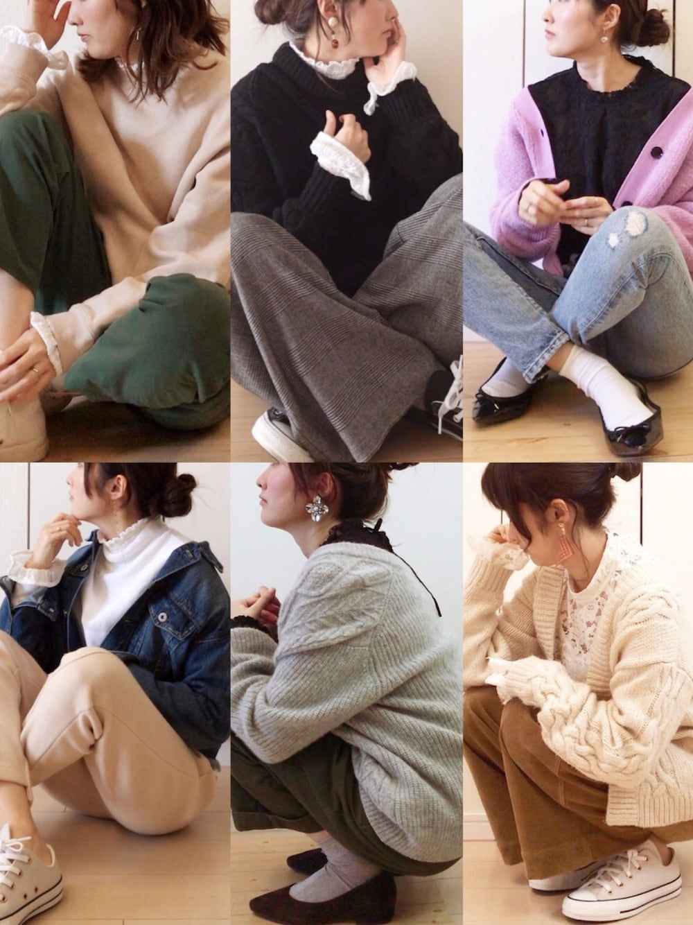 slobe iena CLANE ARGYLE 3Dニットトップス SLOBE IENA（スローブイエナ）の「CLANE ARGYLE 3Dニット