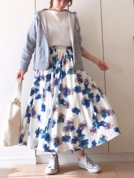 「Aura（アウラ）のアイテム（アクセサリー）」を使った、NAnaさん（レディース・158cm）の春コーディネート