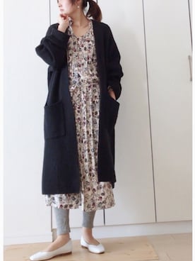 「Aura（アウラ）のアイテム（アクセサリー）」を使った、NAnaさん（レディース・158cm）の春コーディネート