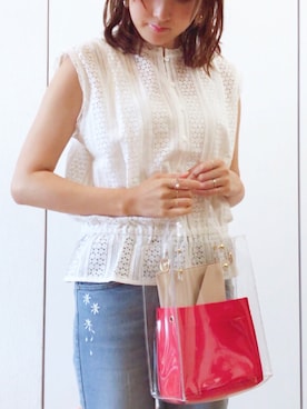 「Desigual（デシグアル）のアイテム（パンツ）」を使った、NAnaさん（レディース・158cm）の夏コーディネート