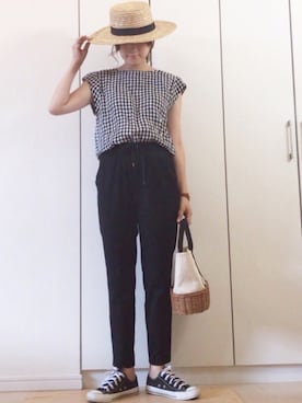 NAnaさん（レディース・158cm）の夏コーディネート