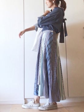 「thevirgnia」｜「アイテム（アクセサリー）」を使った、NAnaさん（レディース・158cm）の秋コーディネート