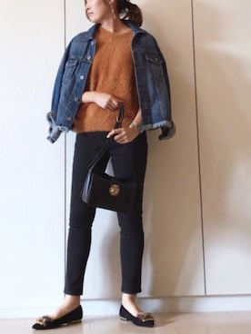 「PICHE ABAHOUSE（ピシェ アバハウス）のアイテム」を使った、NAnaさん（レディース・158cm）の秋コーディネート