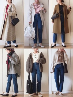 「LOWRYS FARM（ローリーズファーム）のアイテム（その他アウター）」を使った、NAnaさん（レディース・158cm）の冬コーディネート