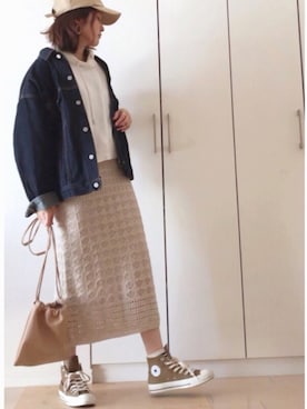 NAnaさん（レディース・158cm）の春コーディネート