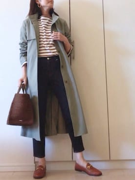 「SHIPS（シップス）のアイテム（ジャケット/アウター）」を使った、NAnaさん（レディース・158cm）の春コーディネート