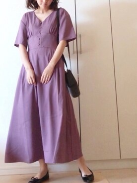 「KBF+」｜「アイテム（バレエシューズ）」を使った、NAnaさん（レディース・158cm）の春コーディネート
