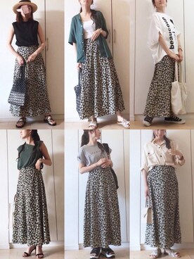 NAnaさん（レディース・157cm）の夏コーディネート