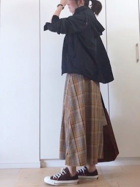 「URBAN RESEARCH Sonny Label（アーバンリサーチサニーレーベル）のアイテム（マウンテンパーカー）」を使った、NAnaさん（レディース・158cm）の秋コーディネート