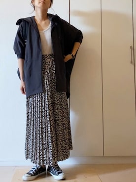 「mercibeaucoup,（メルシーボークー）のアイテム」を使った、NAnaさん（レディース・158cm）の秋コーディネート